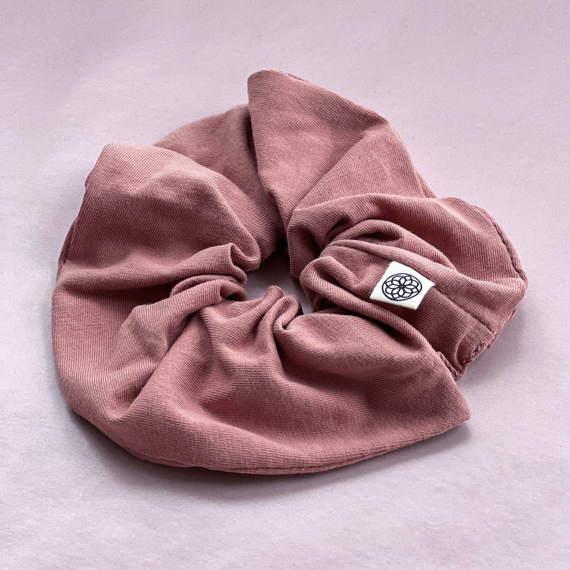 Upcycled scrunchie, pink