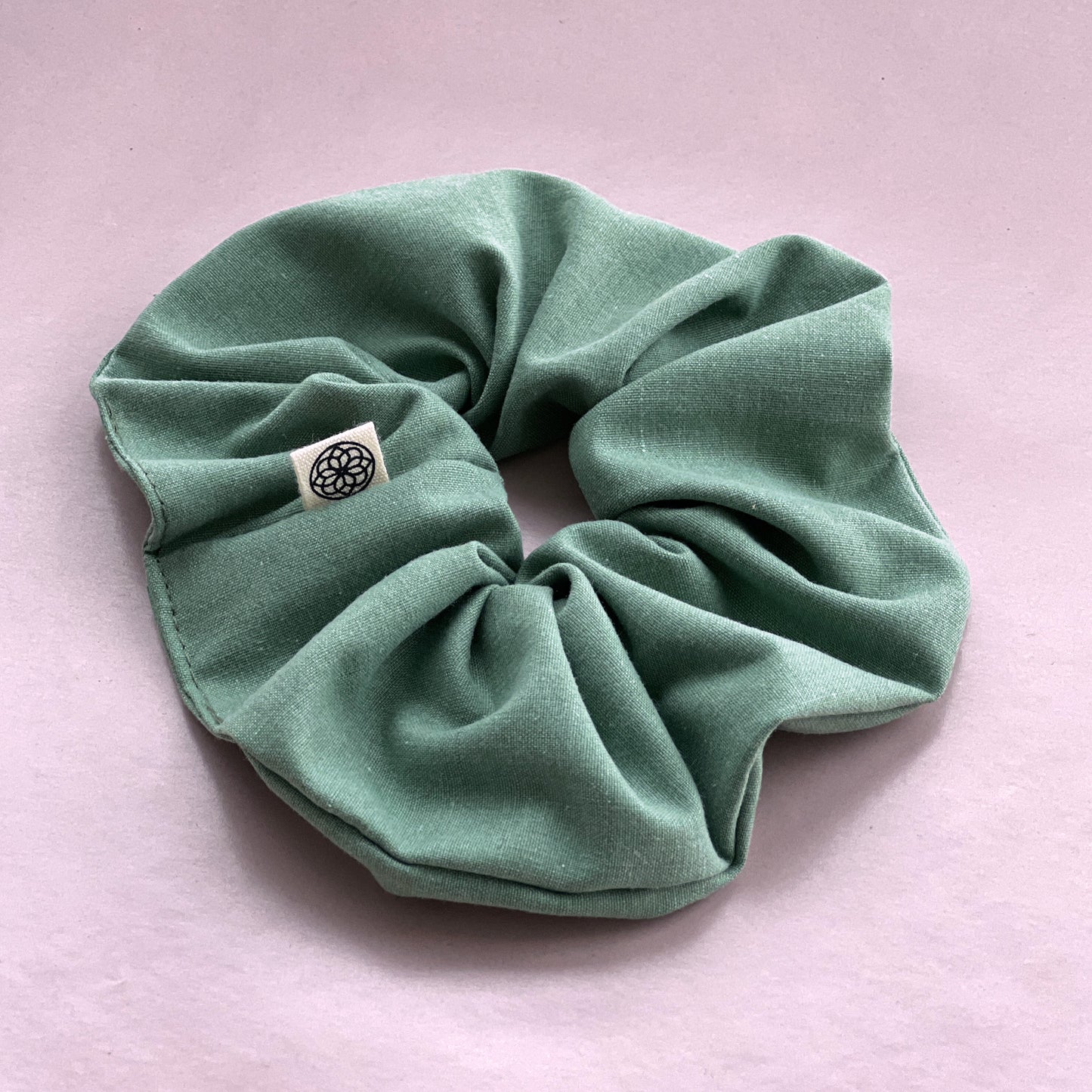 Upcycled scrunchie, grøn