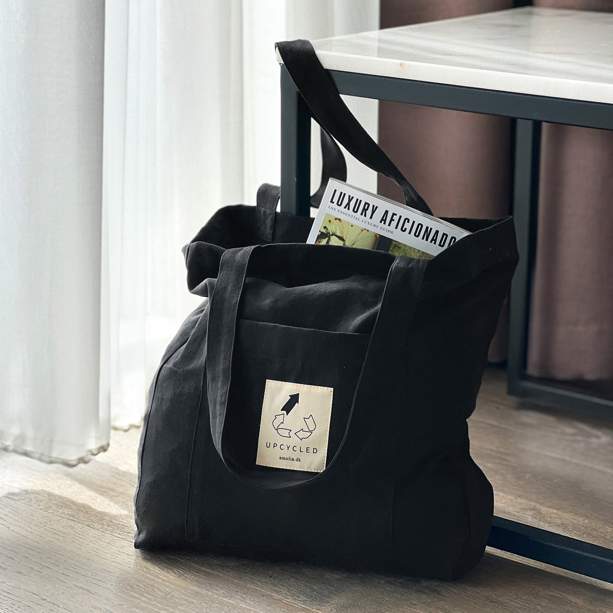 Tote bag best sale with bottle holder